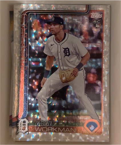 2025 Topps Update #US118 Gage Workman — front