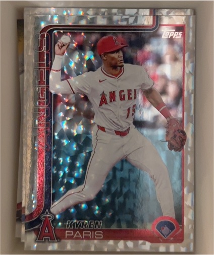 2023 Topps #Kyren Paris Silver Pattern Foil — front