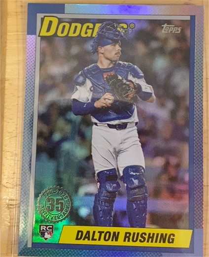 2025 Topps Update #U90-5 Dalton Rushing — front