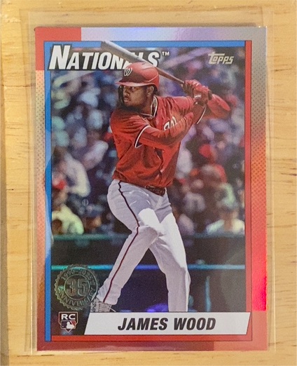 2025 Topps Update #U90-28 James Wood — front