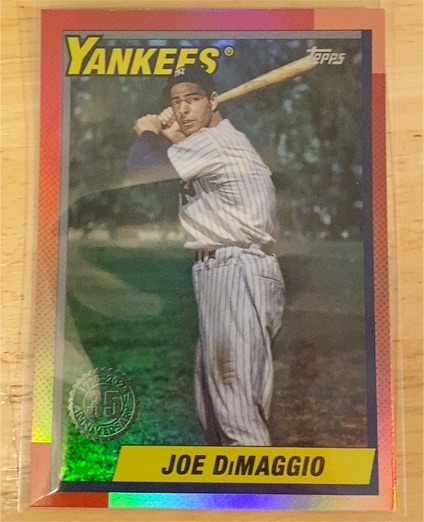 2025 Topps Update 1990 Topps #U90-39 Joe DiMaggio — front