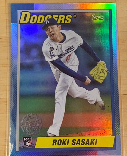 2025 Topps Update #U90-11 Roki Sasaki — front