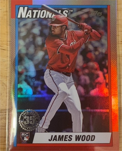2025 Topps Update 1990 Topps #U90-28 James Wood — front