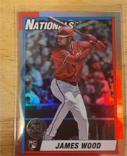 2025 Topps Update #U90-28 James Wood — front