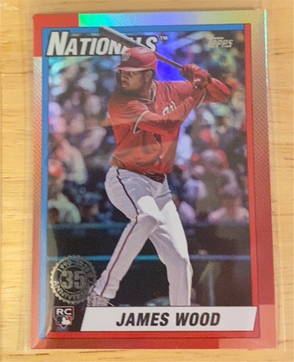 2025 Topps Update #U90-28 James Wood — front