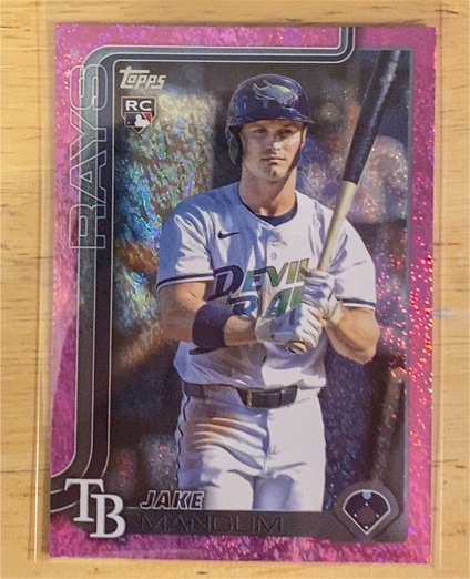 2025 Topps Update #US306 Jake Mangum — front