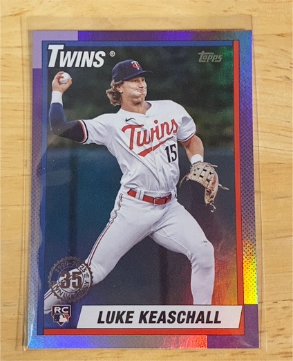 2025 Topps Update #U90-1 Luke Keaschall — front