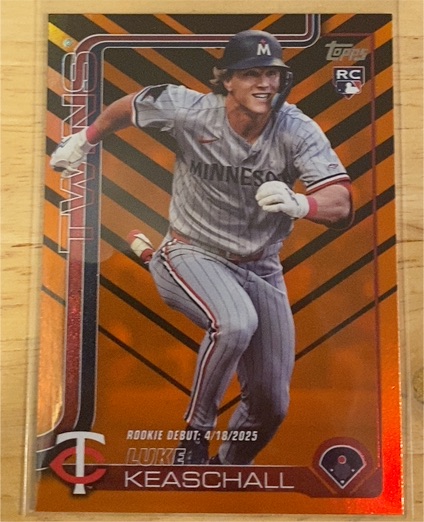 2025 Topps Update #US342 Luke Keaschall — front