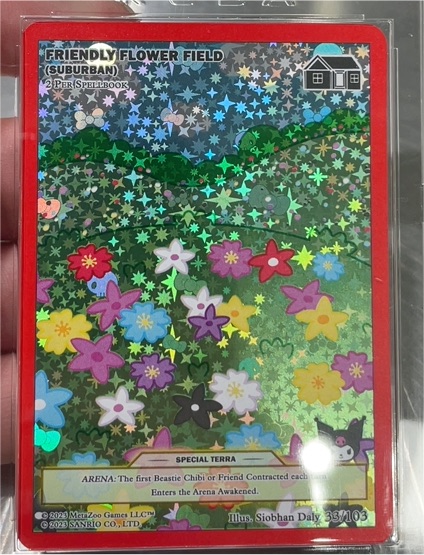 2023 MetaZoo Friendly Flower Field (Suburban) #33/103 — front