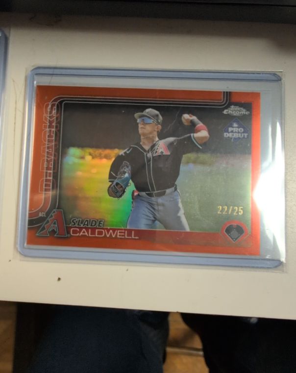 2025 Topps Chrome Pro Debut #PDC-184 Slade Caldwell — front