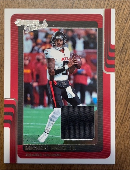 2025 Panini Donruss Threads #DTH-MPJ Michael Penix Jr. — front