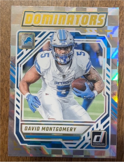 2025 Donruss Dominators #DOM-DMY David Montgomery — front