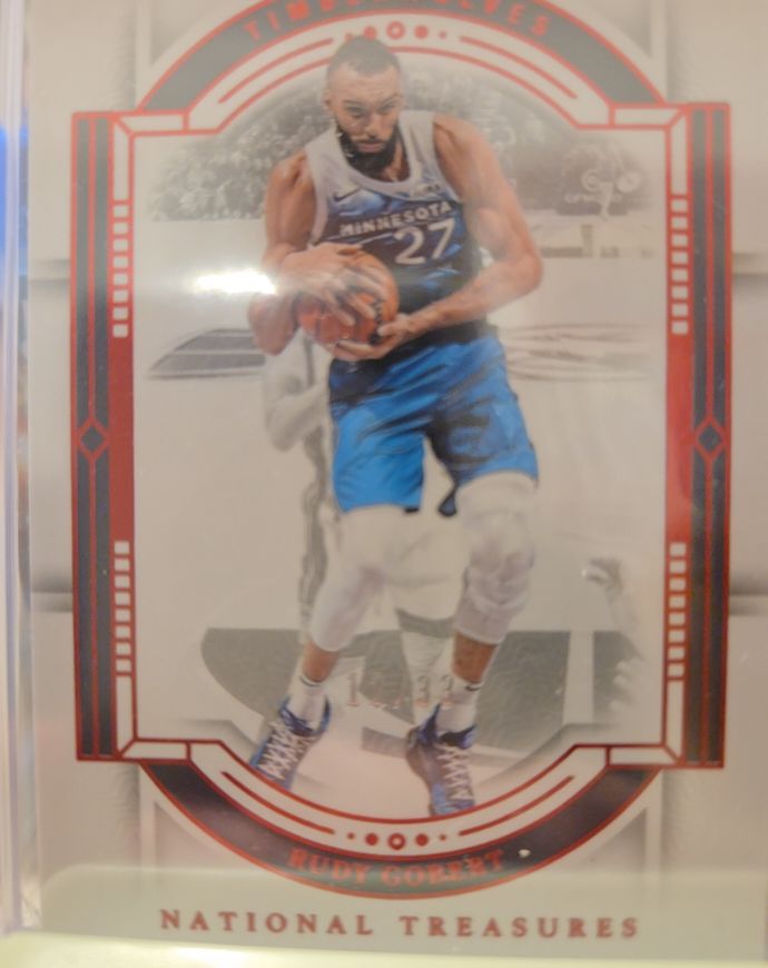 2023-24 Panini National Treasures #1 Rudy Gobert — front