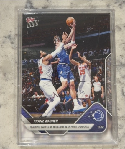 2022 Topps Now #11.22 Franz Wagner — front