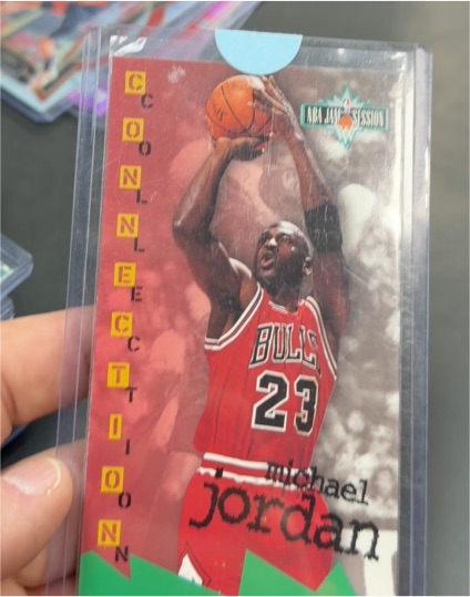 1995-96 Fleer NBA Jam Session #13 Michael Jordan — front