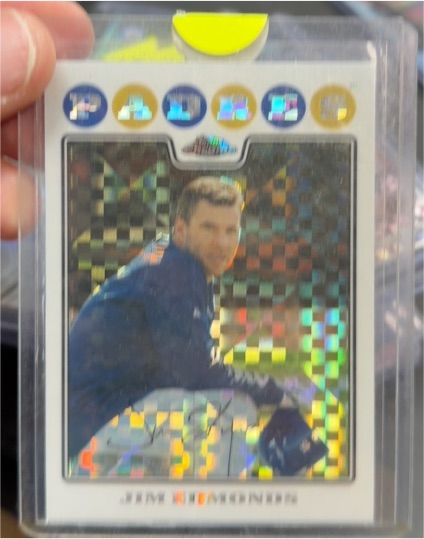 2008 Topps Chrome X-Fractor Jim Edmonds — front