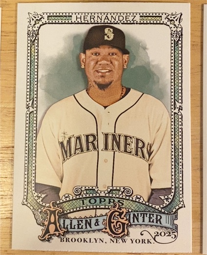 2025 Topps Allen & Ginter #171 Félix Hernández — front
