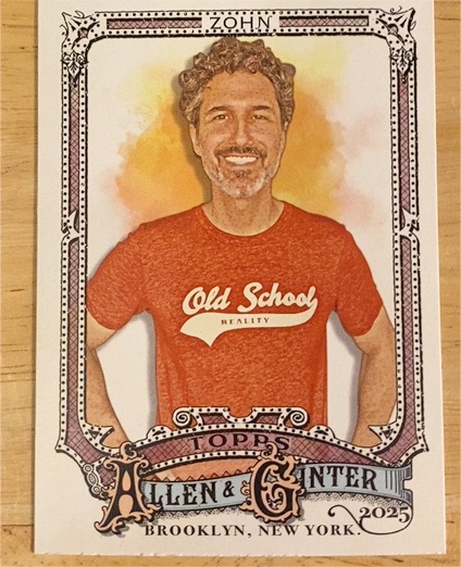 2025 Topps Allen & Ginter #287 Ethan Zohn — front