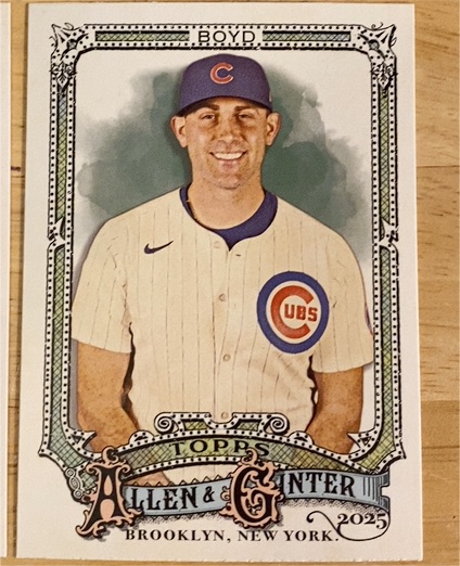 2025 Topps Allen & Ginter #197 Matthew Boyd — front