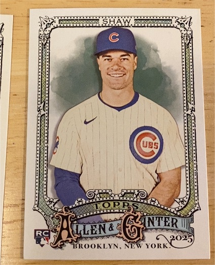 2025 Topps Allen & Ginter #143 Matt Shaw — front