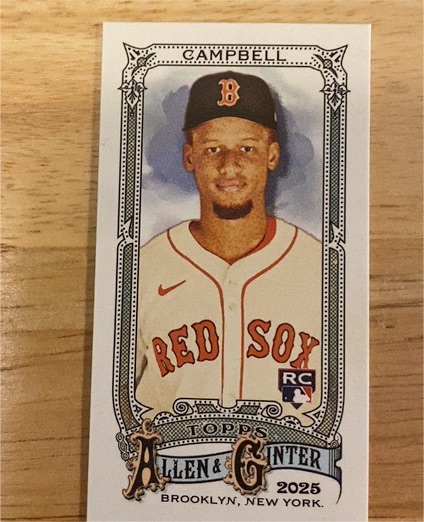 2025 Topps Allen & Ginter #89 Kristian Campbell — front