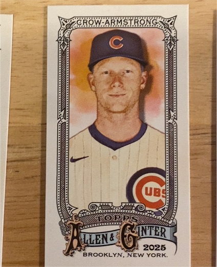 2025 Topps Allen & Ginter #5 Pete Crow-Armstrong — front
