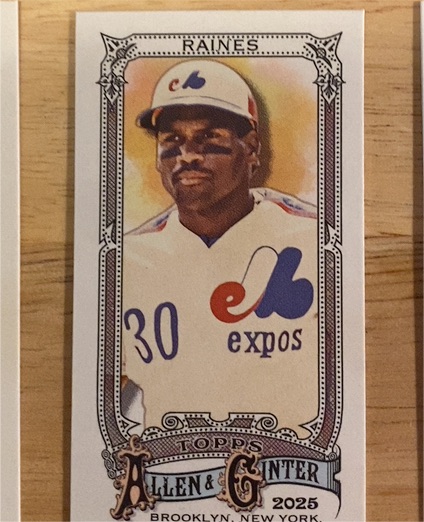 2025 Topps Allen & Ginter #333 Tim Raines — front