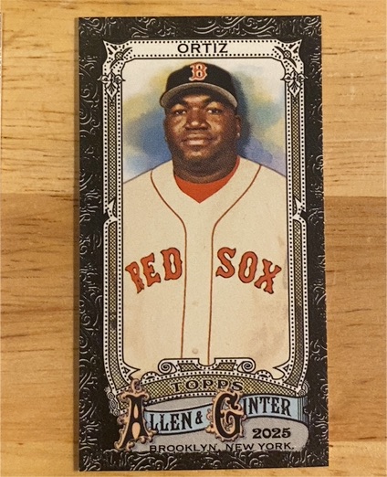 2025 Topps Allen & Ginter Mini #53 David Ortiz — front