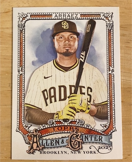 2025 Topps Allen & Ginter #96 Luis Arraez — front