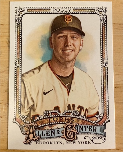 2025 Topps Allen & Ginter #45 Buster Posey — front