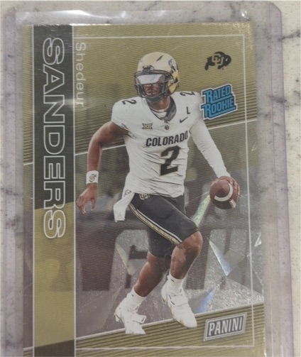 2025 Panini National Silver Pack #RR3 Shedeur Sanders Rated Rookie — front