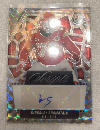 2025 Panini Mosaic #SCR-KSA Kingsley Suamataia — front