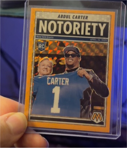 2025 Panini Mosaic #14 Abdul Carter — front