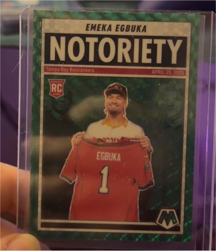 2025 Panini Mosaic Notoriety #16 Emeka Egbuka — front
