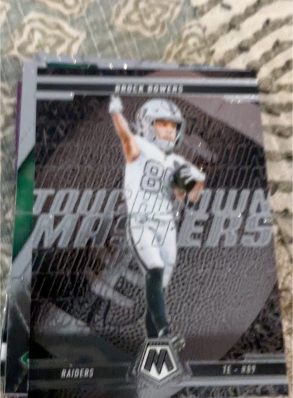 2025 Panini Mosaic #2 Brock Bowers Touchdown Masters — front