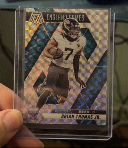 2024 Panini Mosaic England Games Brian Thomas Jr. — front