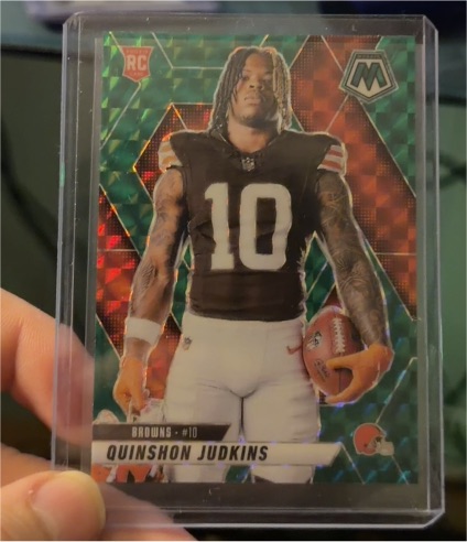 2025 Panini Mosaic #276 Quinshon Judkins — front