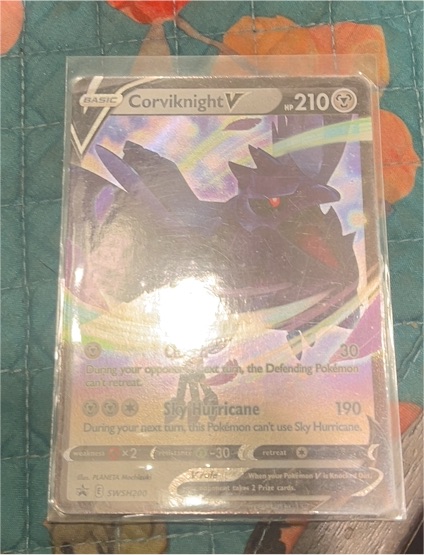 2021 Pokémon TCG SWSH200 Corviknight V — front