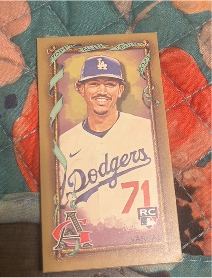 2023 Topps Allen & Ginter Mini #136 Miguel Vargas — front