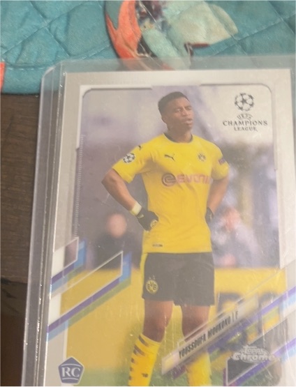 2020-21 Topps Chrome UEFA Champions League #55 Youssoufa Moukoko — front