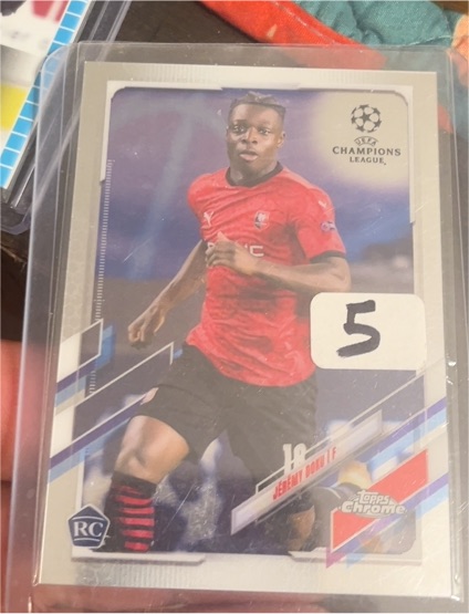 2020-21 Topps Chrome UEFA Champions League #2 Jeremy Doku — front