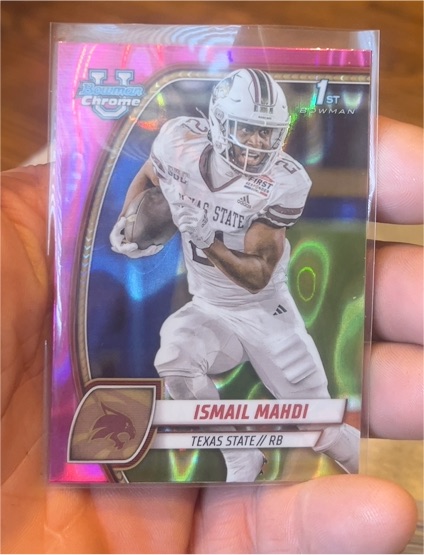 2024 Bowman Chrome University #189 Ismail Mahdi — front