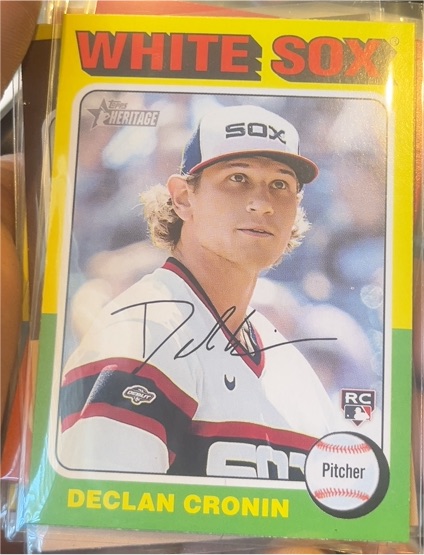 2024 Topps Heritage #337 Declan Cronin — front