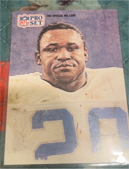 1991 Pro Set #388 Barry Sanders — front