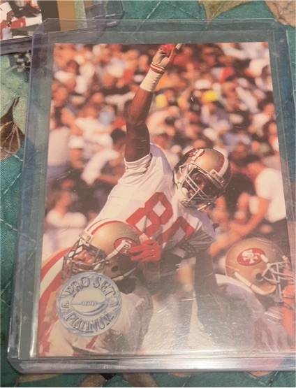 1991 Pro Set Platinum #140 Jerry Rice — front