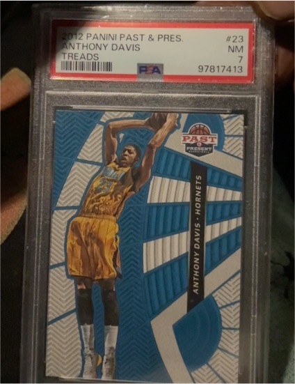 2012 Panini Past & Present #23 Anthony Davis — front