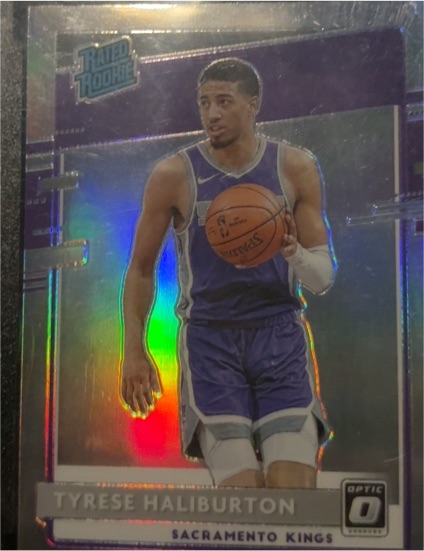 2020-21 Donruss Optic #162 Tyrese Haliburton — front
