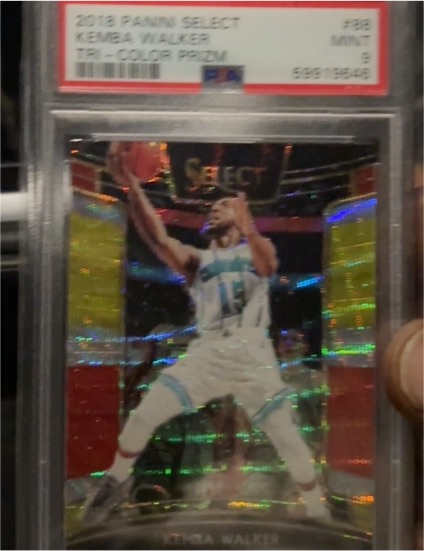 2018 Panini Select #88 Kemba Walker Tri-Color Prizm — front