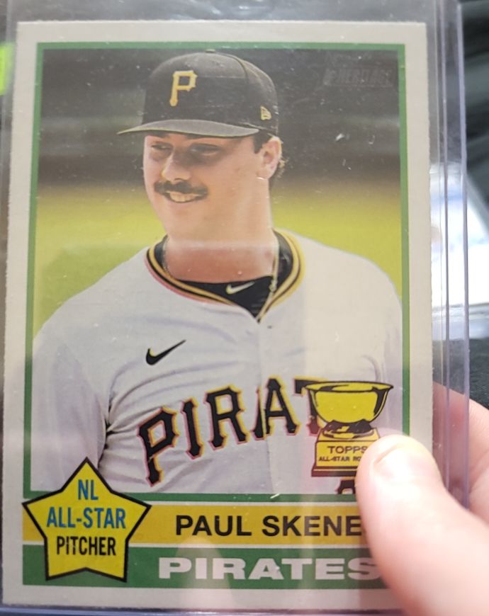 2025 Topps Heritage #60 Paul Skenes — front