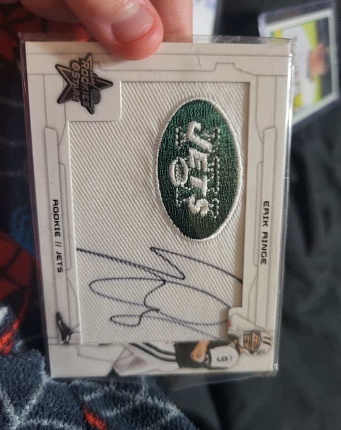 2008 Donruss Rookies and Stars Rookie Patch Autograph #RS-ER Erik Ainge — front